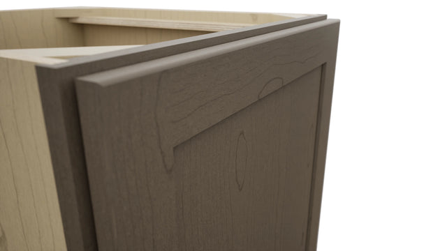 Fabuwood Galaxy Mocha B21FD Base Full Door Cabinet, Detail View