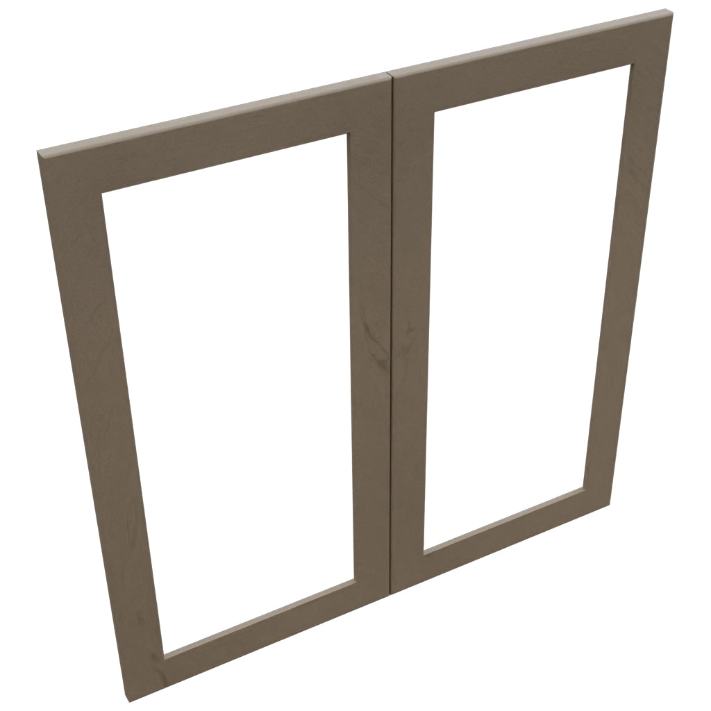 Fabuwood Galaxy Mocha DS DFG3636 Wall Prepped Door, Top View