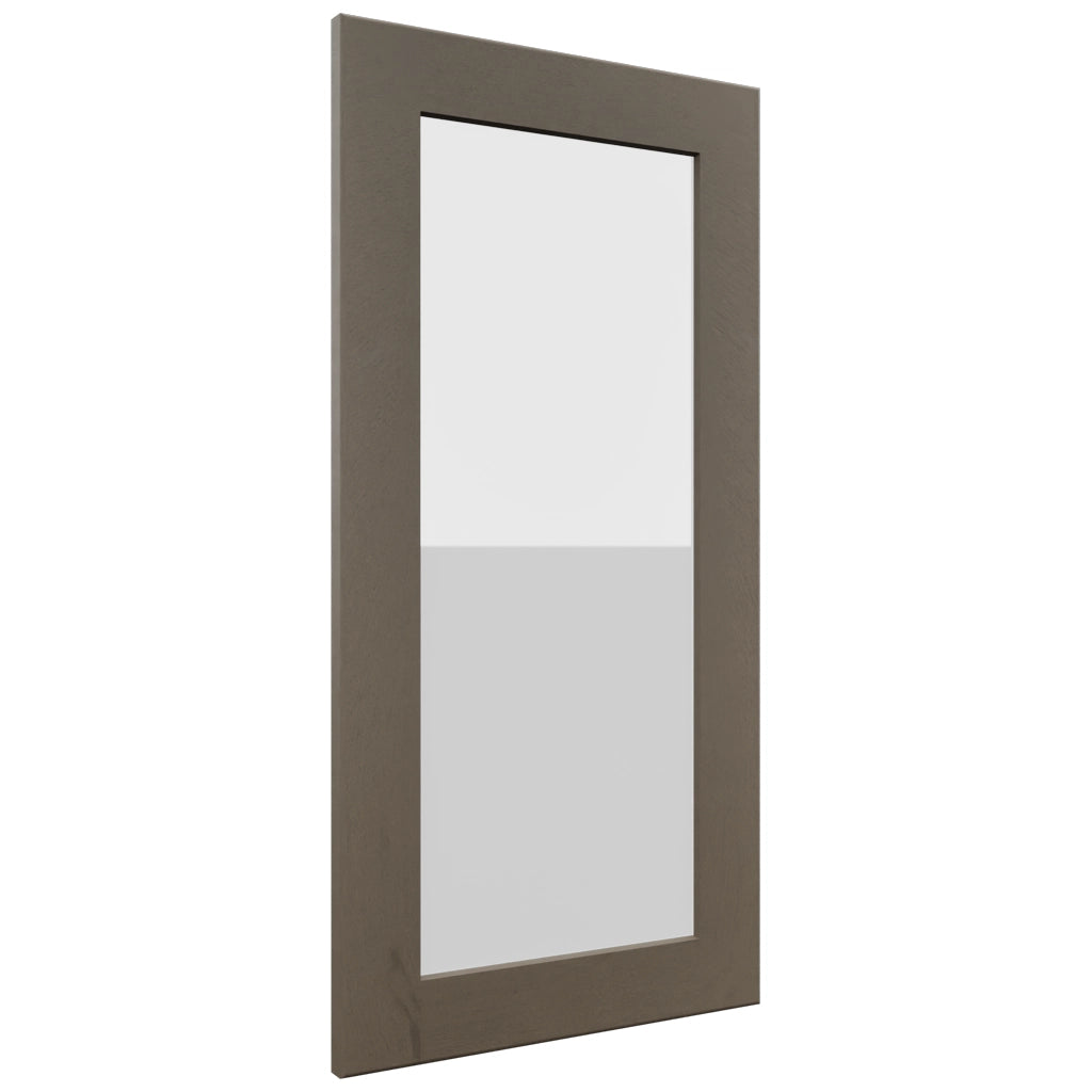 Fabuwood Galaxy Mocha DS GDW1530 Wall Glass Door, Front View