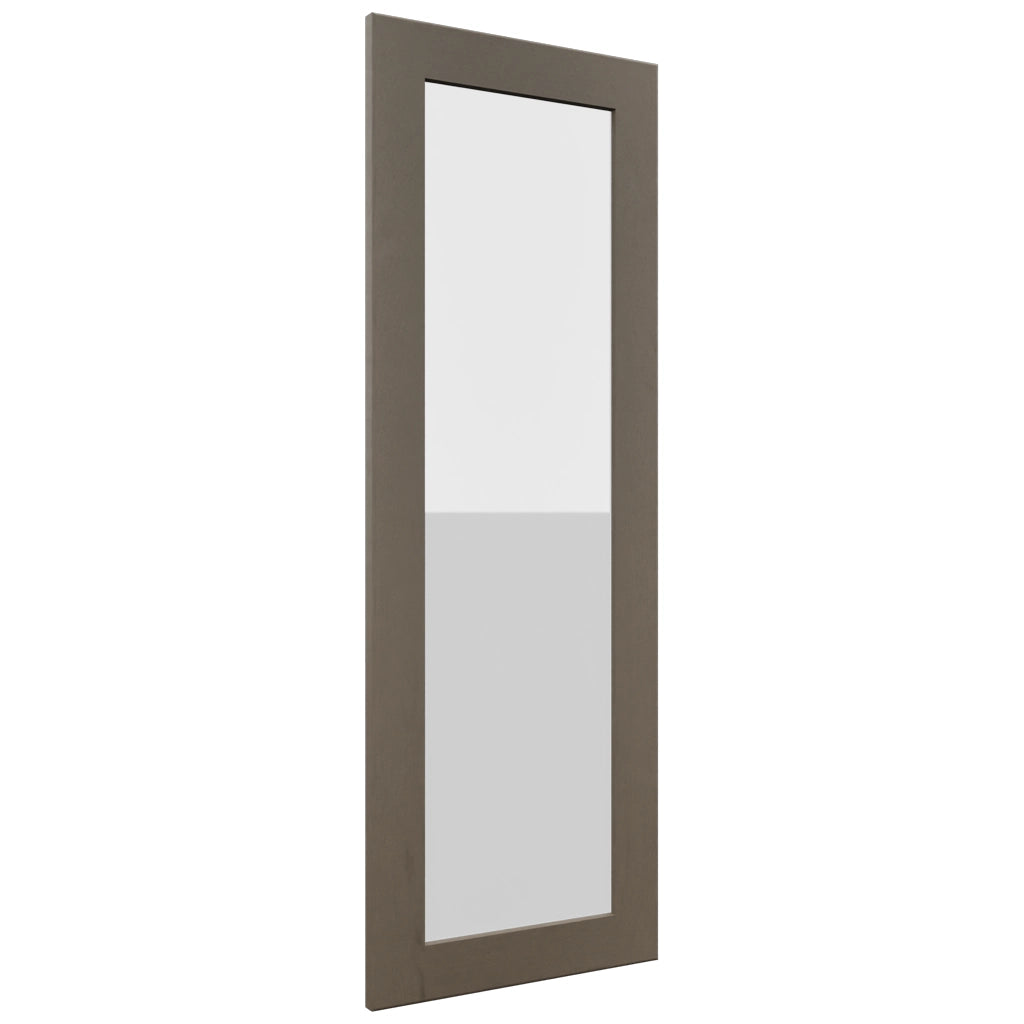 Fabuwood Galaxy Mocha DS GDW1542 Wall Glass Door, Front View