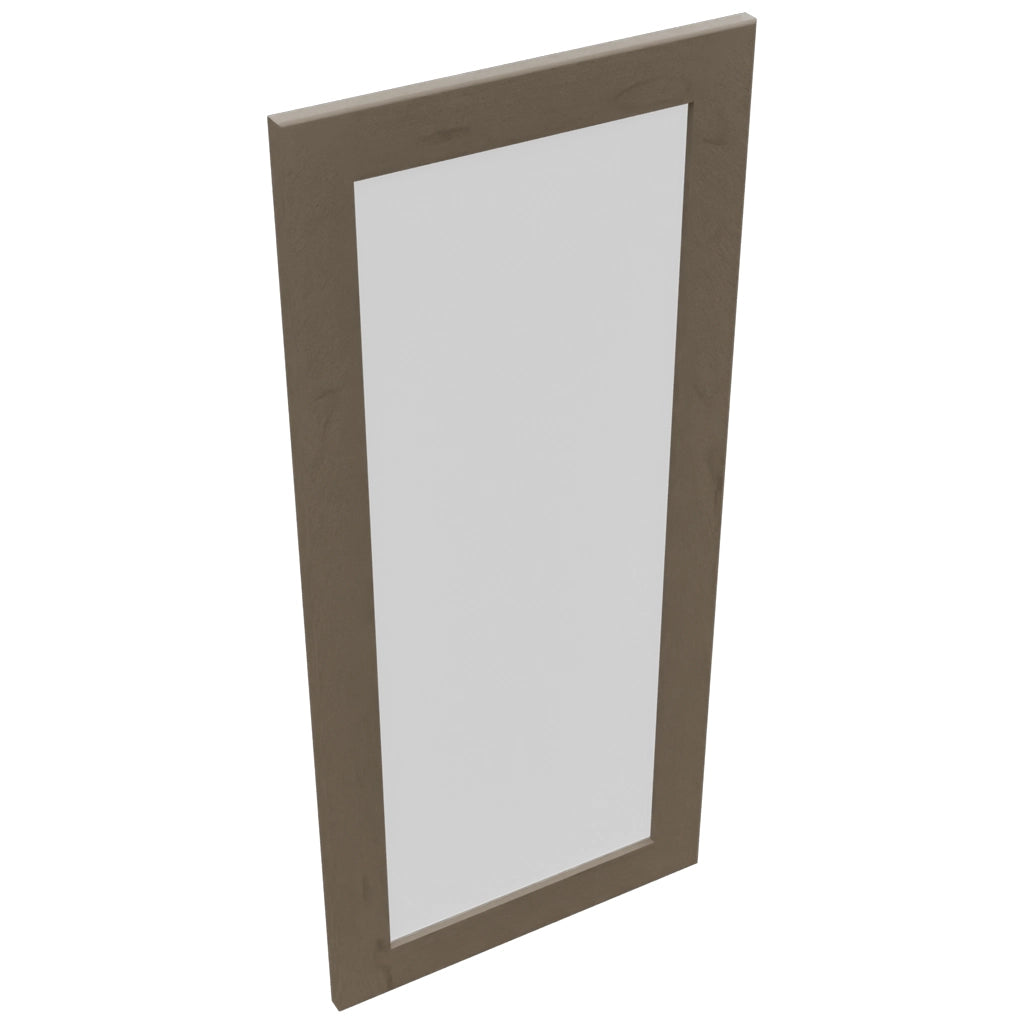 Fabuwood Galaxy Mocha DS GDW1839 Wall Glass Door, Top View