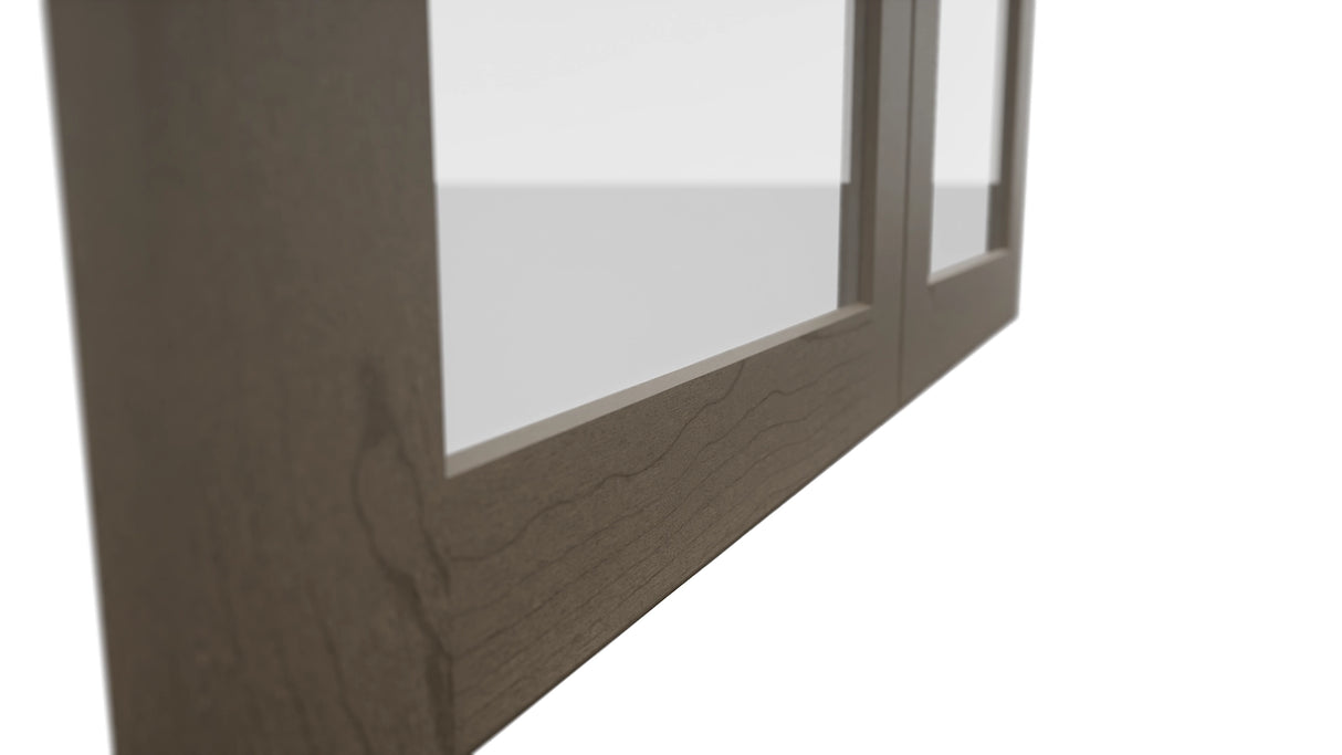 Fabuwood Galaxy Mocha DS GDW3630 Wall Glass Door, Detail View