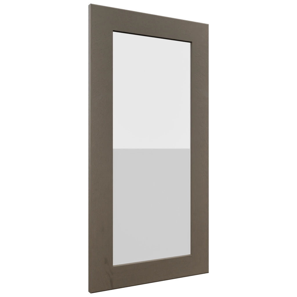 Fabuwood Galaxy Mocha DS GDWDC2430 Wall Glass Door, Front View