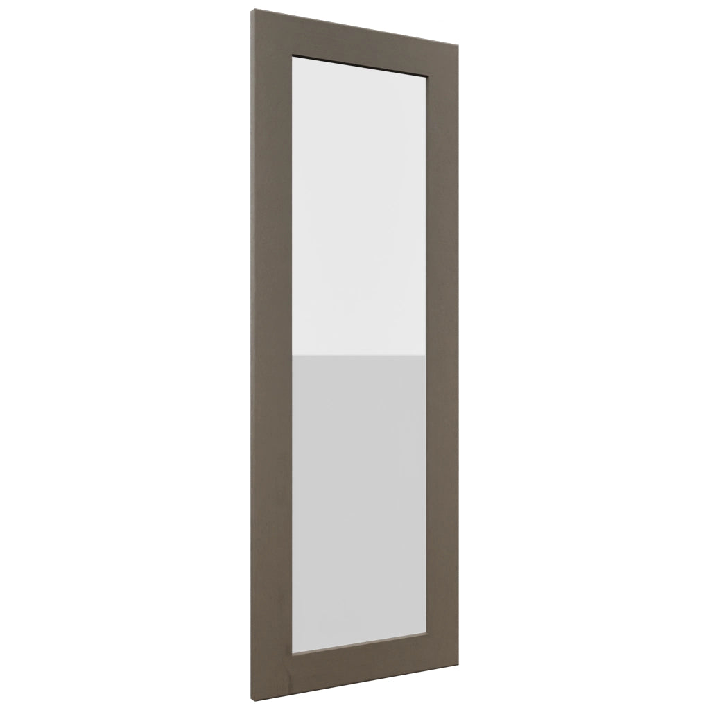 Fabuwood Galaxy Mocha DS GDWDC2442 Wall Glass Door, Front View