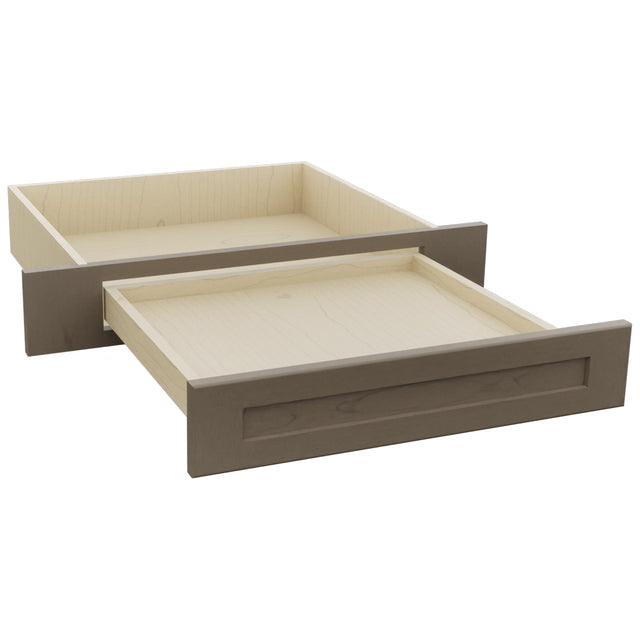 Fabuwood Galaxy Mocha KD30 Vanity Desk, Open View