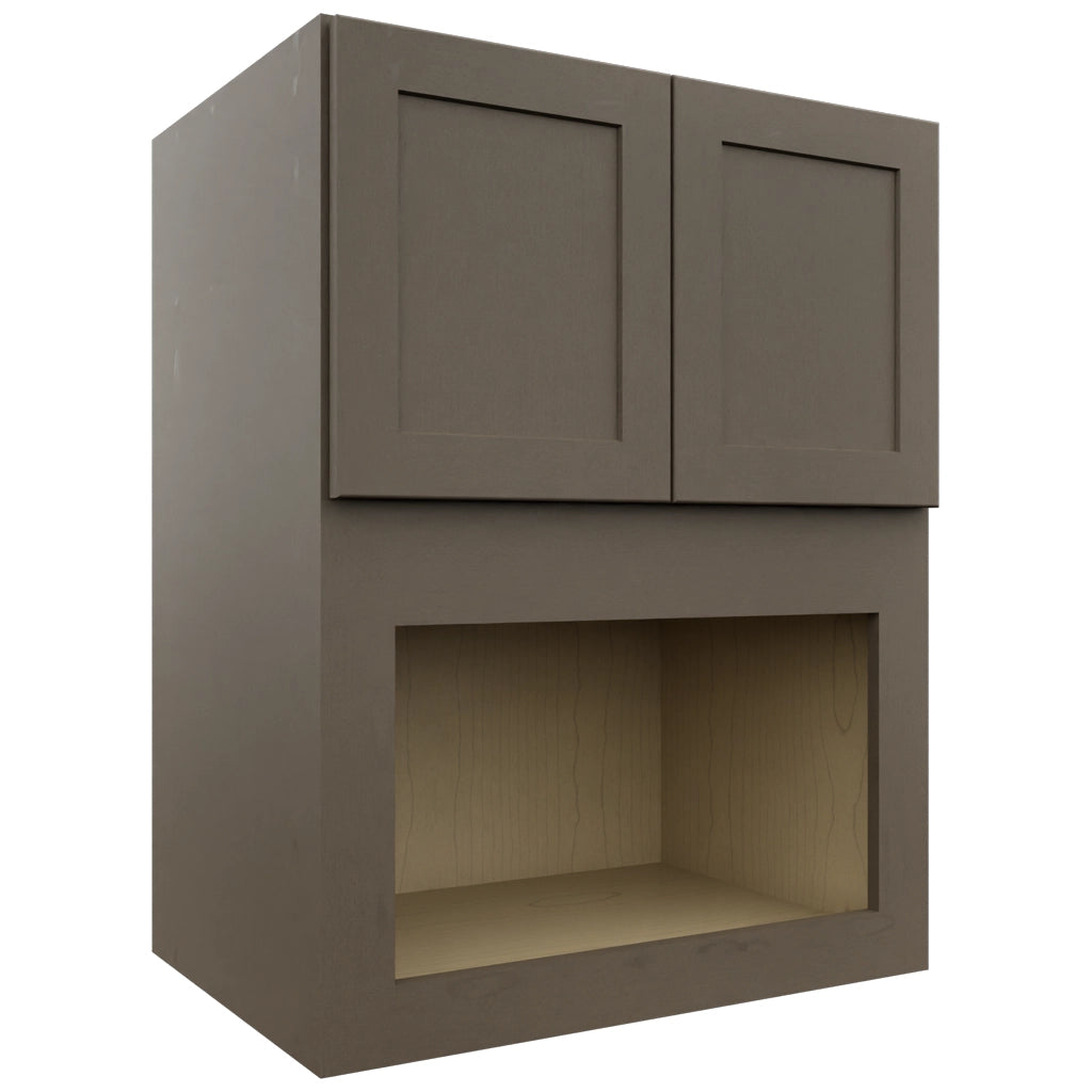 Fabuwood Galaxy Mocha MC303921 Wall Microwave Cabinet, Front View