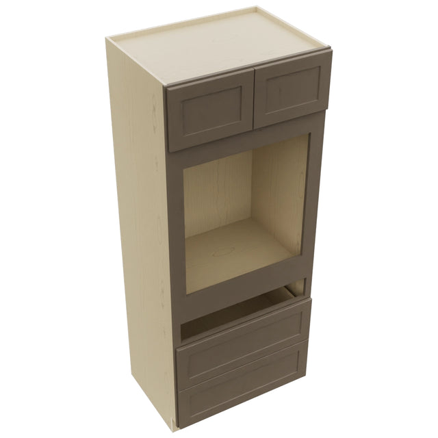 Fabuwood Galaxy Mocha OC3384C Tall Oven Cabinet Combo, Top View