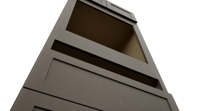 Fabuwood Galaxy Mocha OC3384C Tall Oven Cabinet Combo, Detail View