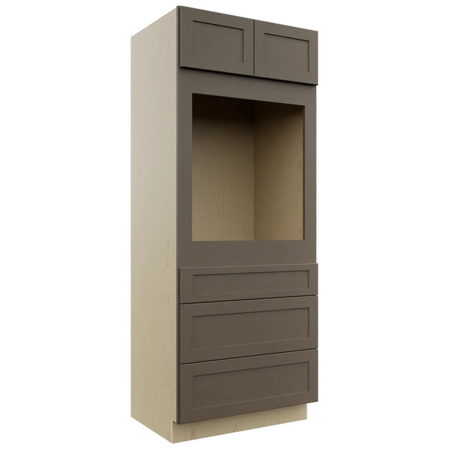 Fabuwood Galaxy Mocha OC3384S Tall Oven Cabinet Single, Front View