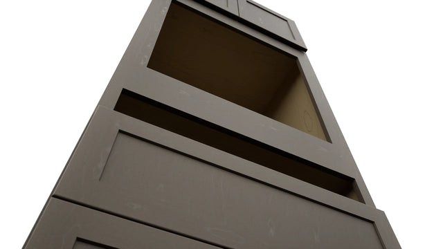 Fabuwood Galaxy Mocha OC3390C Tall Oven Cabinet Combo, Detail View