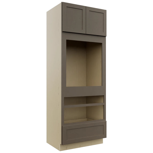 Fabuwood Galaxy Mocha OC3390D Tall Oven Cabinet Double, Front View