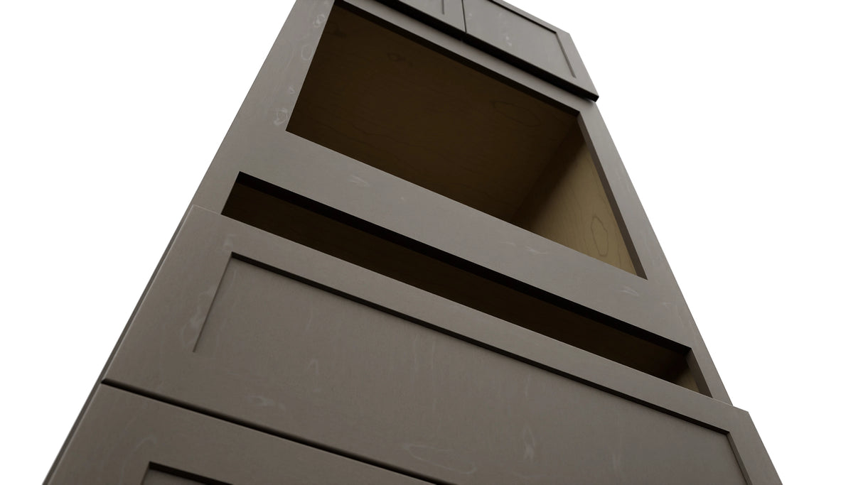 Fabuwood Galaxy Mocha OC3393C Tall Oven Cabinet Combo, Detail View