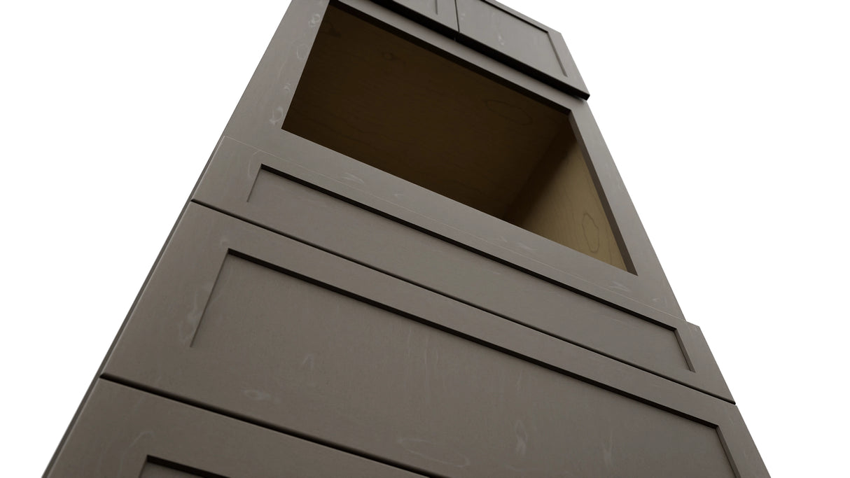 Fabuwood Galaxy Mocha OC3393S Tall Oven Cabinet Single, Detail View