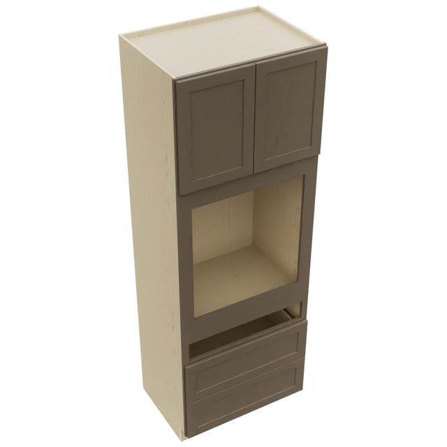 Fabuwood Galaxy Mocha OC3396C Tall Oven Cabinet Combo, Top View