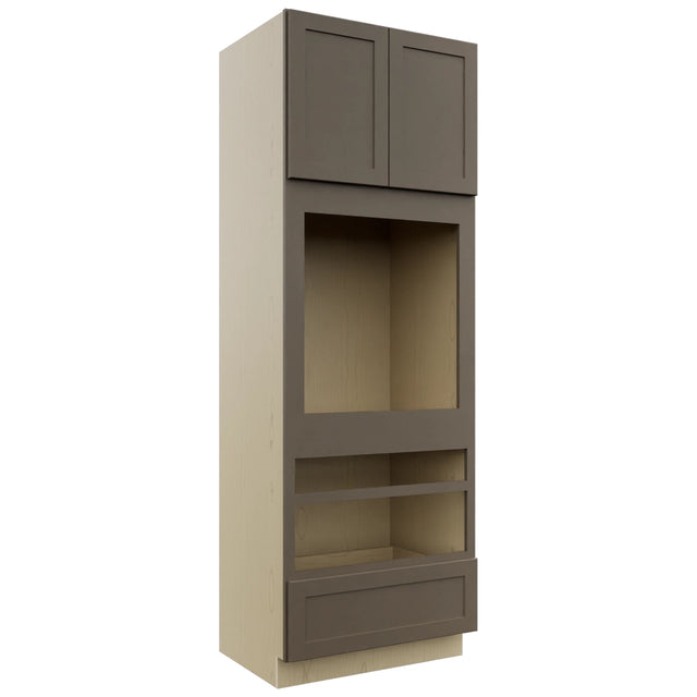 Fabuwood Galaxy Mocha OC3396D Tall Oven Cabinet Double, Front View