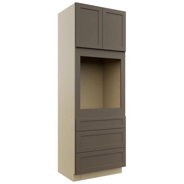 Fabuwood Galaxy Mocha OC3396S Tall Oven Cabinet Single, Front View