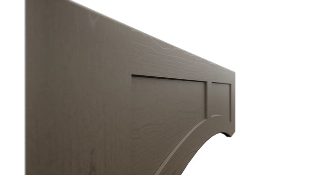 Fabuwood Galaxy Mocha VARP48 Wall Valance, Detail View