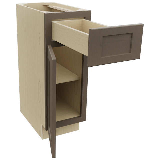 Fabuwood Galaxy Mocha VB12-34 Vanity Base Standard Cabinet, Open View