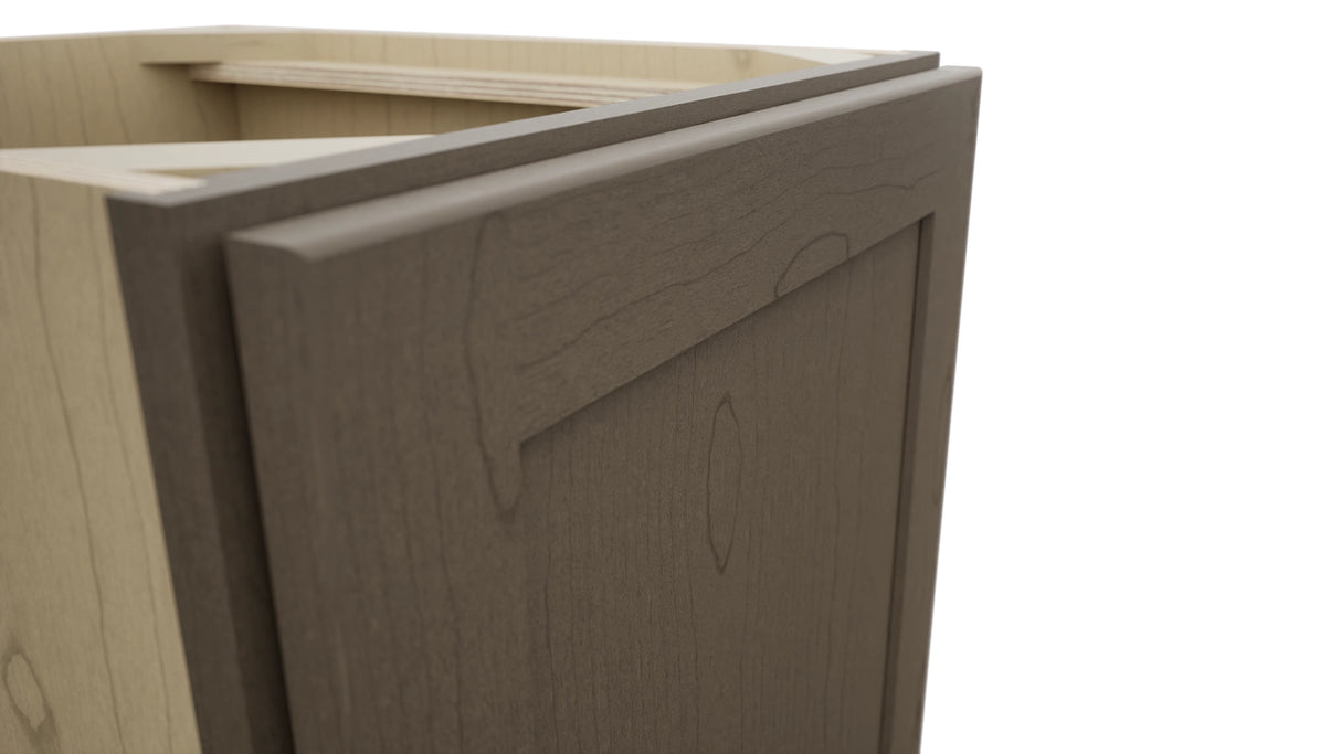 Fabuwood Galaxy Mocha VB18FD Vanity Base Full Height Cabinet, Detail View