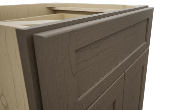 Fabuwood Galaxy Mocha VB24-34 Vanity Base Standard Cabinet, Detail View