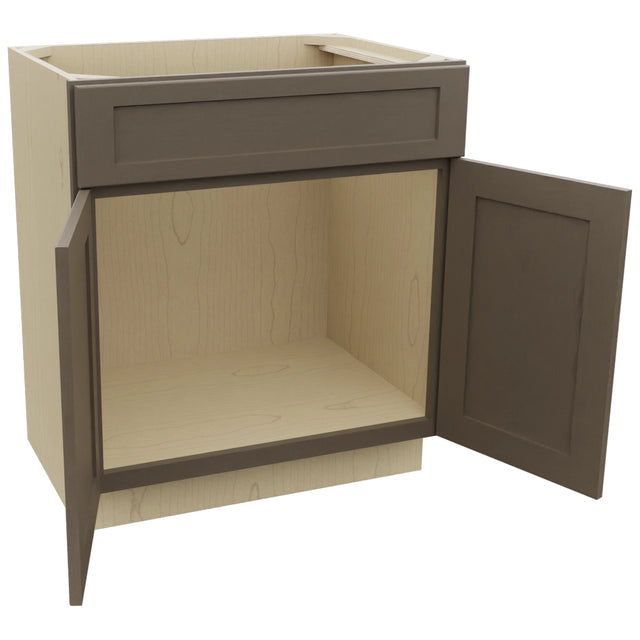 Fabuwood Galaxy Mocha VSB30-34 Vanity Sink Cabinet, Open View