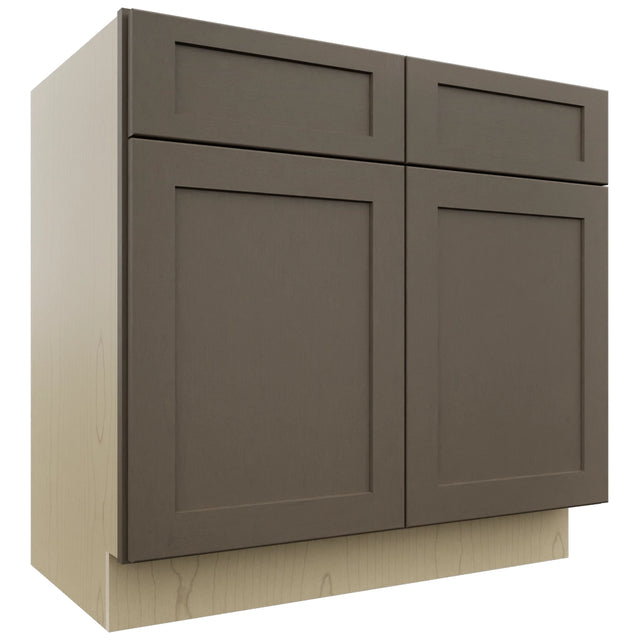 Fabuwood Galaxy Mocha VSB36-34 Vanity Sink Cabinet, Front View
