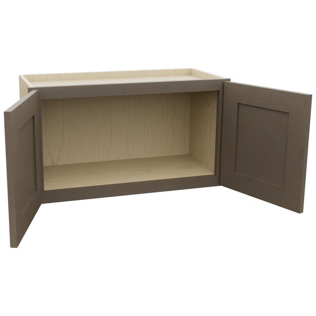 Fabuwood Galaxy Mocha W2715 Wall Standard Cabinet, Open View
