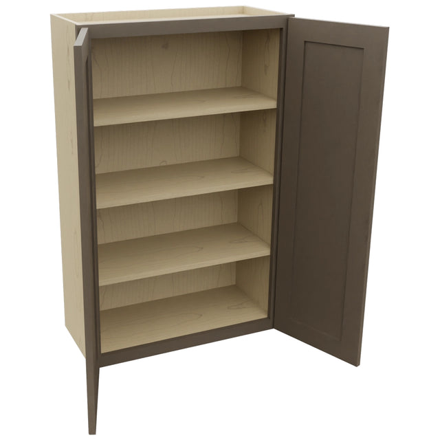 Fabuwood Galaxy Mocha W2742 Wall Standard Cabinet, Open View