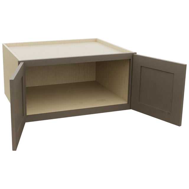 Fabuwood Galaxy Mocha W301524 Wall Deep Cabinet, Open View