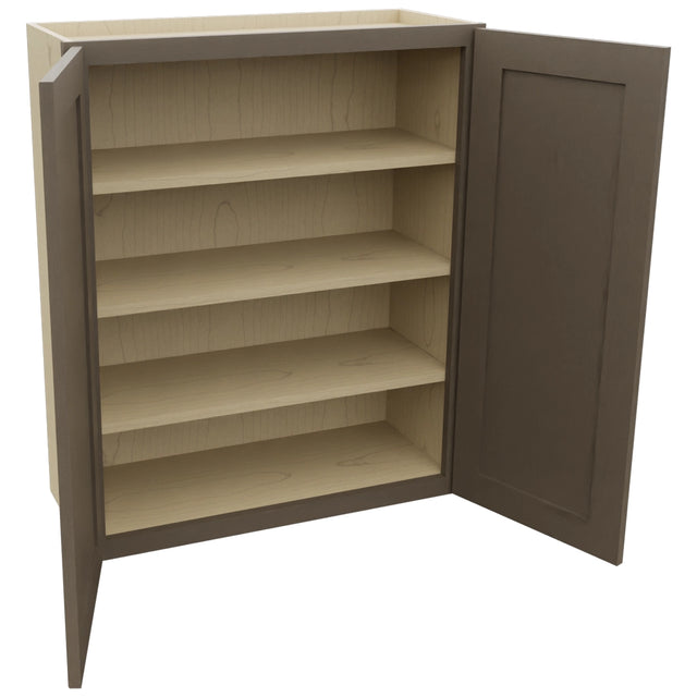 Fabuwood Galaxy Mocha W3036 Wall Standard Cabinet, Open View