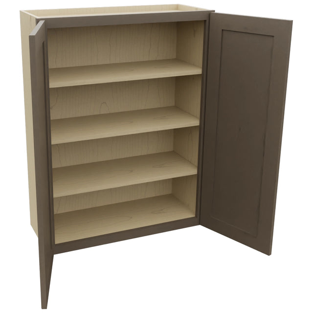 Fabuwood Galaxy Mocha W3039 Wall Standard Cabinet, Open View
