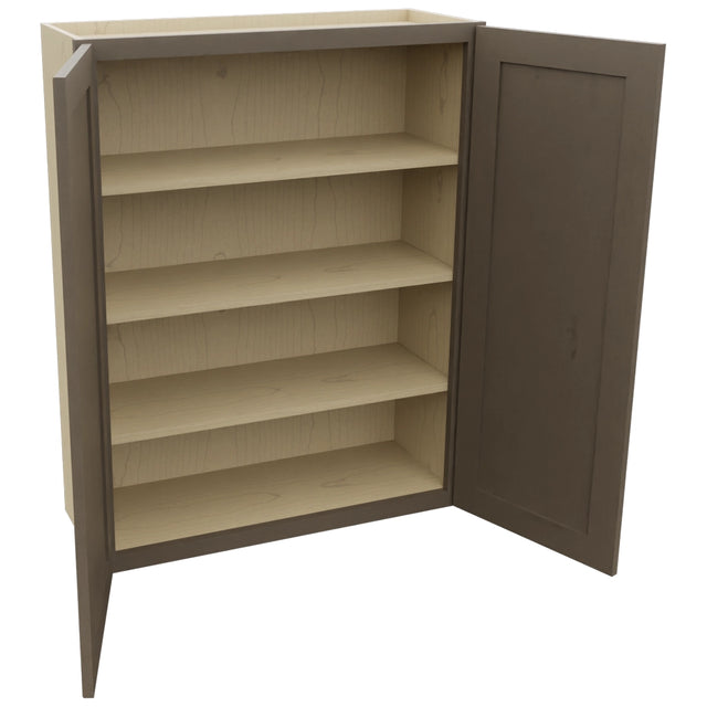 Fabuwood Galaxy Mocha W3342 Wall Standard Cabinet, Open View