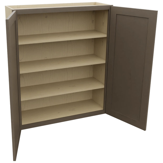 Fabuwood Galaxy Mocha W3642 Wall Standard Cabinet, Open View