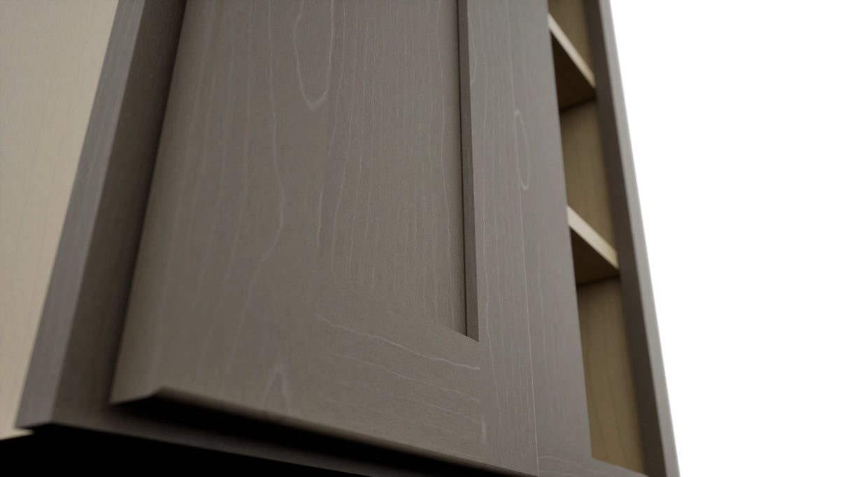 Fabuwood Galaxy Mocha WBC2439 Wall Corner Blind Cabinet, Detail View