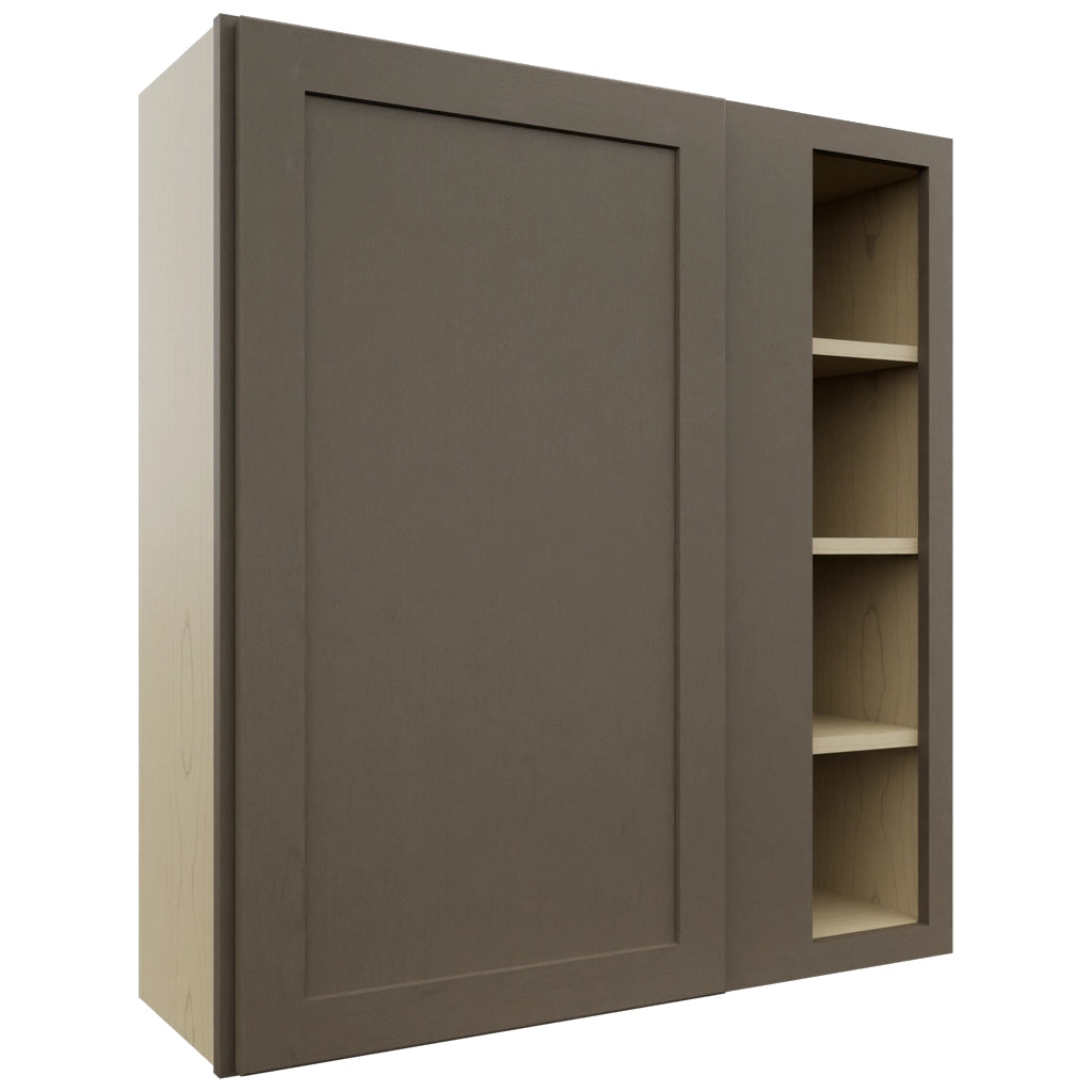 Fabuwood Galaxy Mocha WBC3639 Wall Corner Blind Cabinet, Front View