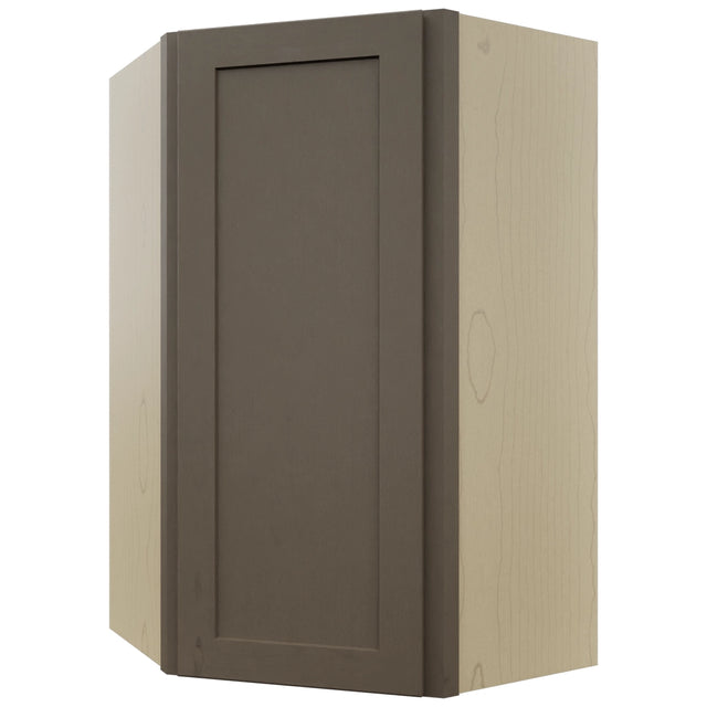 Fabuwood Galaxy Mocha WDC2439 Wall Corner Diagonal Cabinet, Front View
