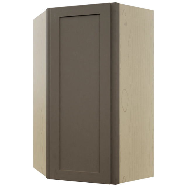 Fabuwood Galaxy Mocha WDC2442 Wall Corner Diagonal Cabinet, Front View
