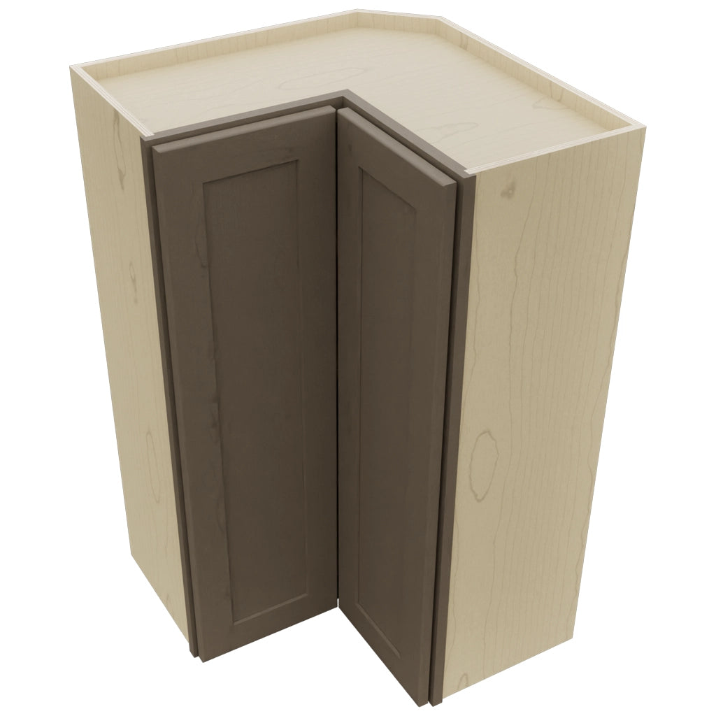Fabuwood Galaxy Mocha WPC2439 Wall Corner Pie Cabinet, Top View