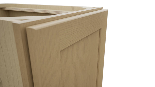 Fabuwood Galaxy Natural Oak B15FD Base Full Door Cabinet, Detail View