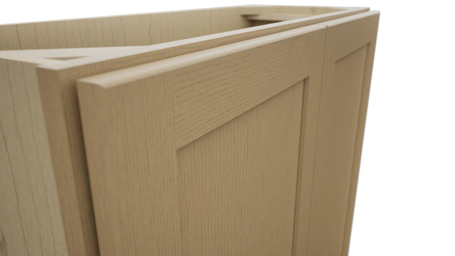 Fabuwood Galaxy Natural Oak B33FD-12D Base Full Door Cabinet, Detail View
