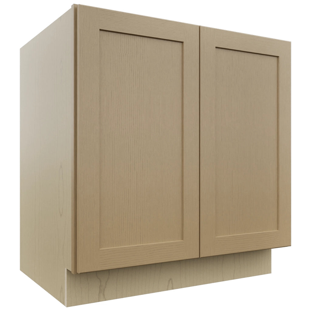 Fabuwood Galaxy Natural Oak B33FD Base Full Door Cabinet, Front View
