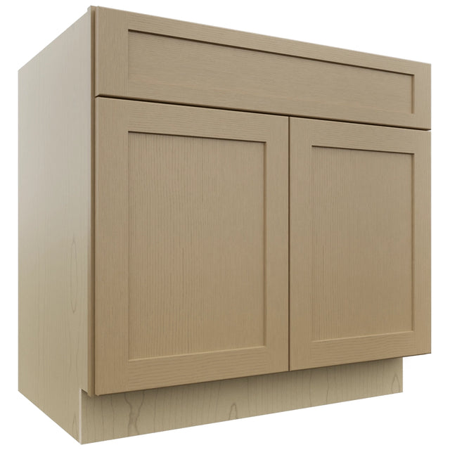 Fabuwood Galaxy Natural Oak B36SDF Base Standard Cabinet, Front View