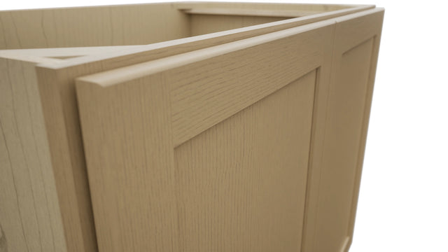 Fabuwood Galaxy Natural Oak B39FD Base Full Door Cabinet, Detail View