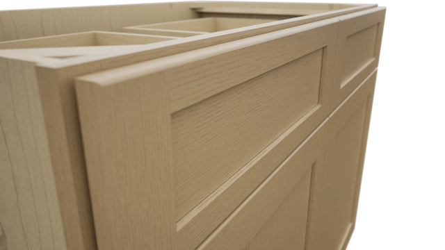 Fabuwood Galaxy Natural Oak B42 Base Standard Cabinet, Detail View