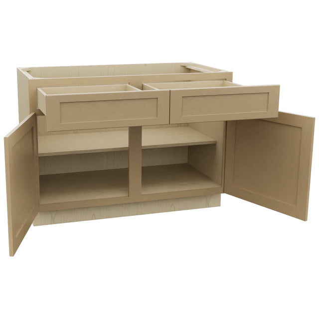 Fabuwood Galaxy Natural Oak B48 Base Standard Cabinet, Open View