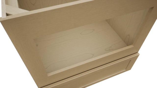 Fabuwood Galaxy Natural Oak BMC30 Base Microwave Cabinet, Detail View