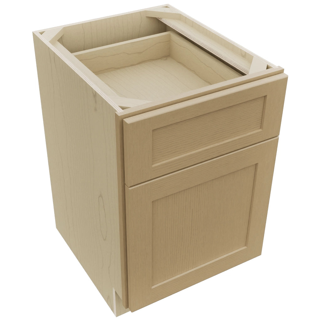 Fabuwood Galaxy Natural Oak FD18 Vanity Desk, Top View