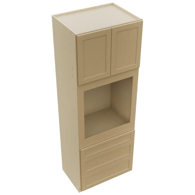 Fabuwood Galaxy Natural Oak OC3396S Tall Oven Cabinet Single, Top View