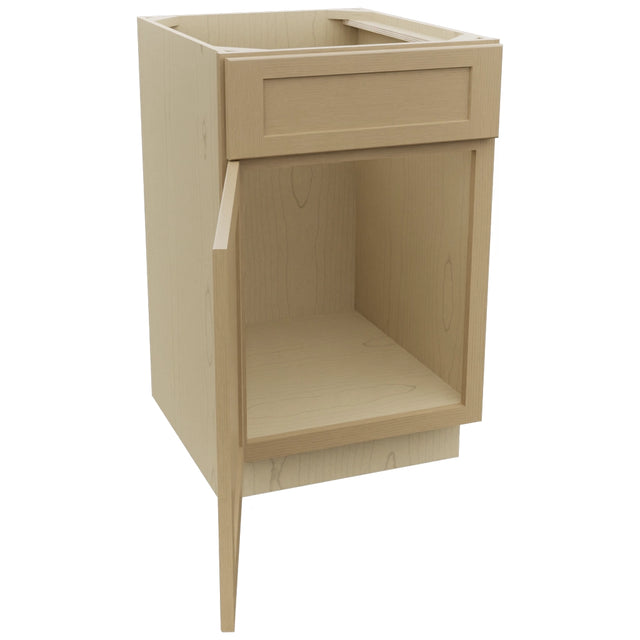 Fabuwood Galaxy Natural Oak SB21 Base Sink Cabinet, Open View