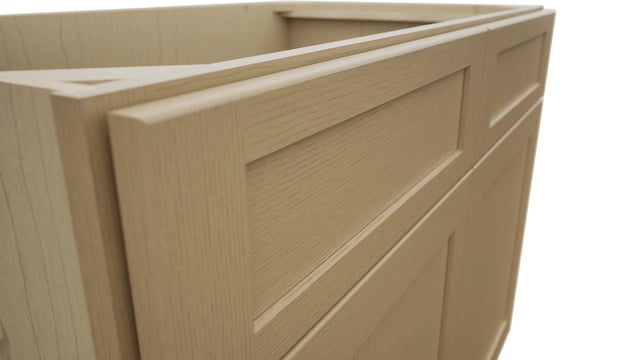 Fabuwood Galaxy Natural Oak SB42 Base Sink Cabinet, Detail View